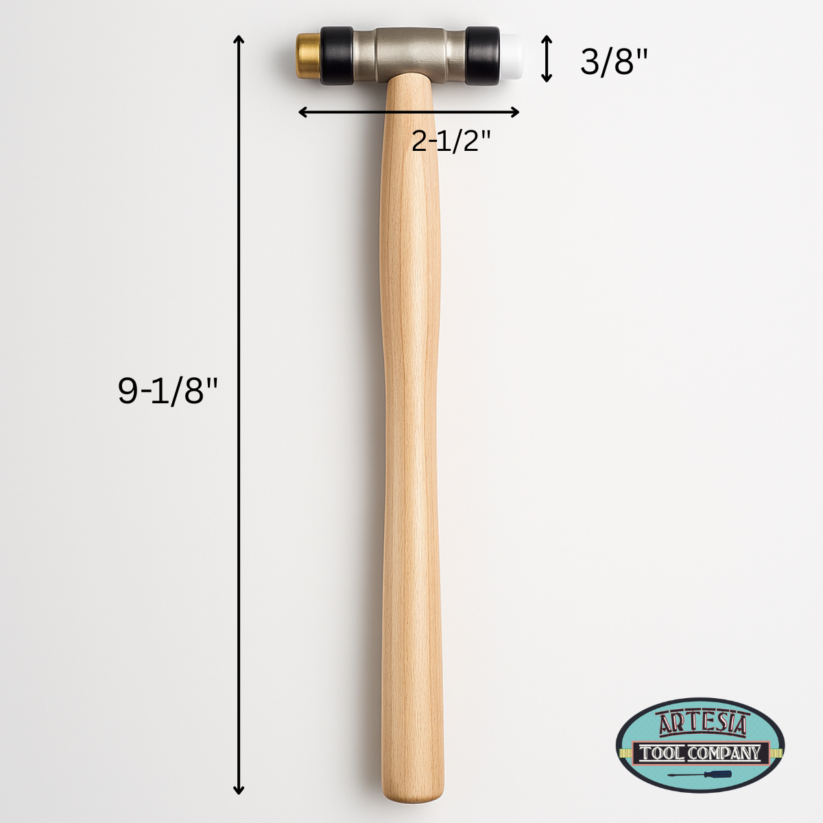 Double Headed Nylon and Brass Hammer  - PH-80209