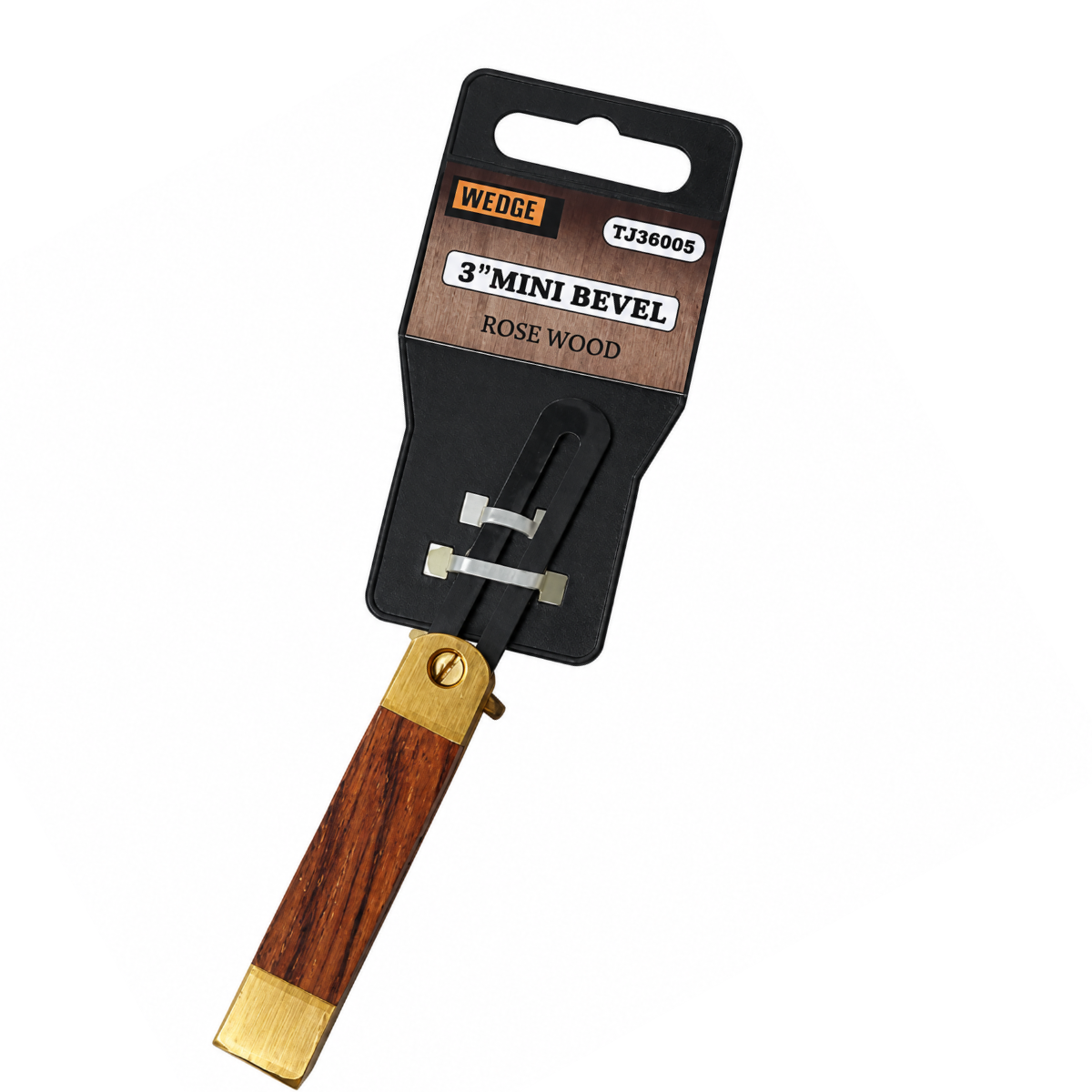 Mini Sliding T-Bevel – 4.5" Adjustable Angle Finder & Marking Tool with Wing-Nut Lock – TJ-13600