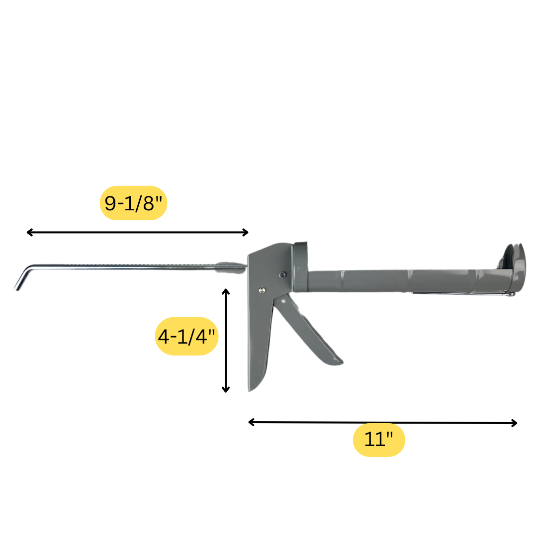Caulking Gun | Fits Standard Size Caulking Tubes | Easy and Steady Application | Ideal for Bathroom, Kitchen, and Weatherstripping
