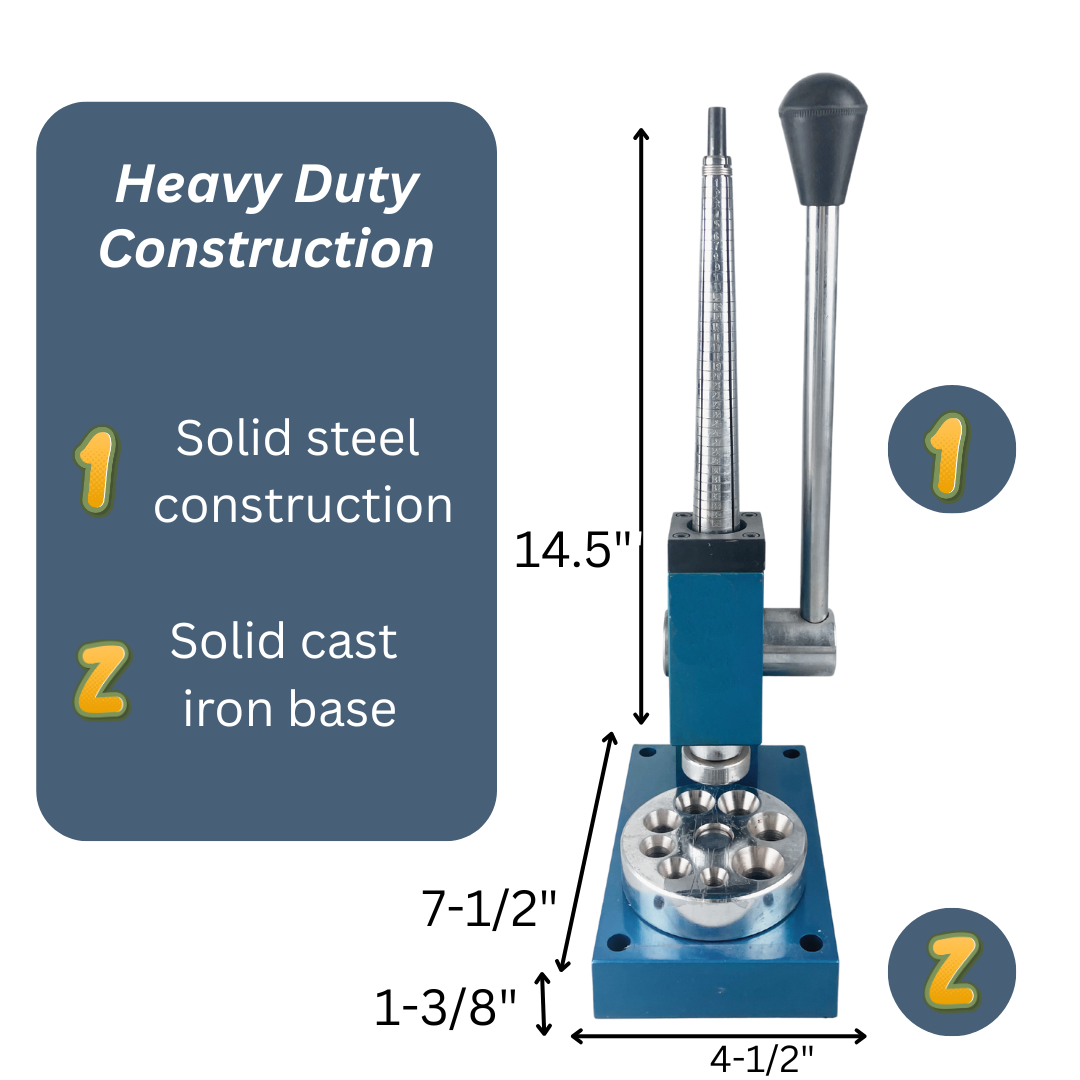 4 Spline Ring Expander & Reducer | 16.5" Tall | Built in Holes For Mounting | Great For Stretching & Reducing Rings