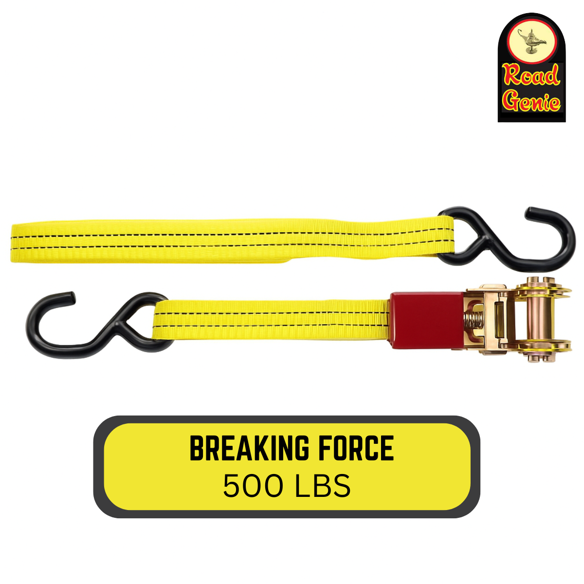 4 Piece Heavy Duty Ratchet Tie Down Set