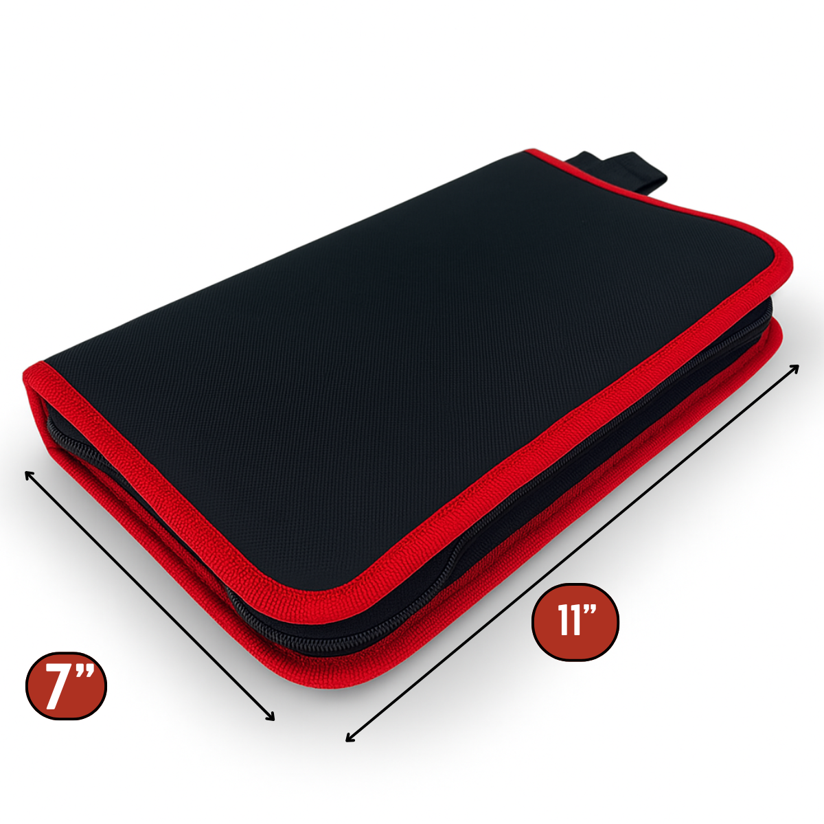 All-Purpose 8-Piece Tool Kit with Zippered Case – Includes Hammer, Adjustable Wrench, Pliers, Scissors, Tape Measure, Knife with Corkscrew, Multi-Bit Screwdriver & Cutter – Perfect for Home, Car, or Office