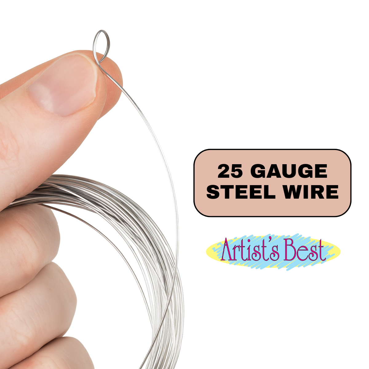 Steel Wire for Picture Hanging Or Repairs - 10Mx0.45mm  - CR-09144