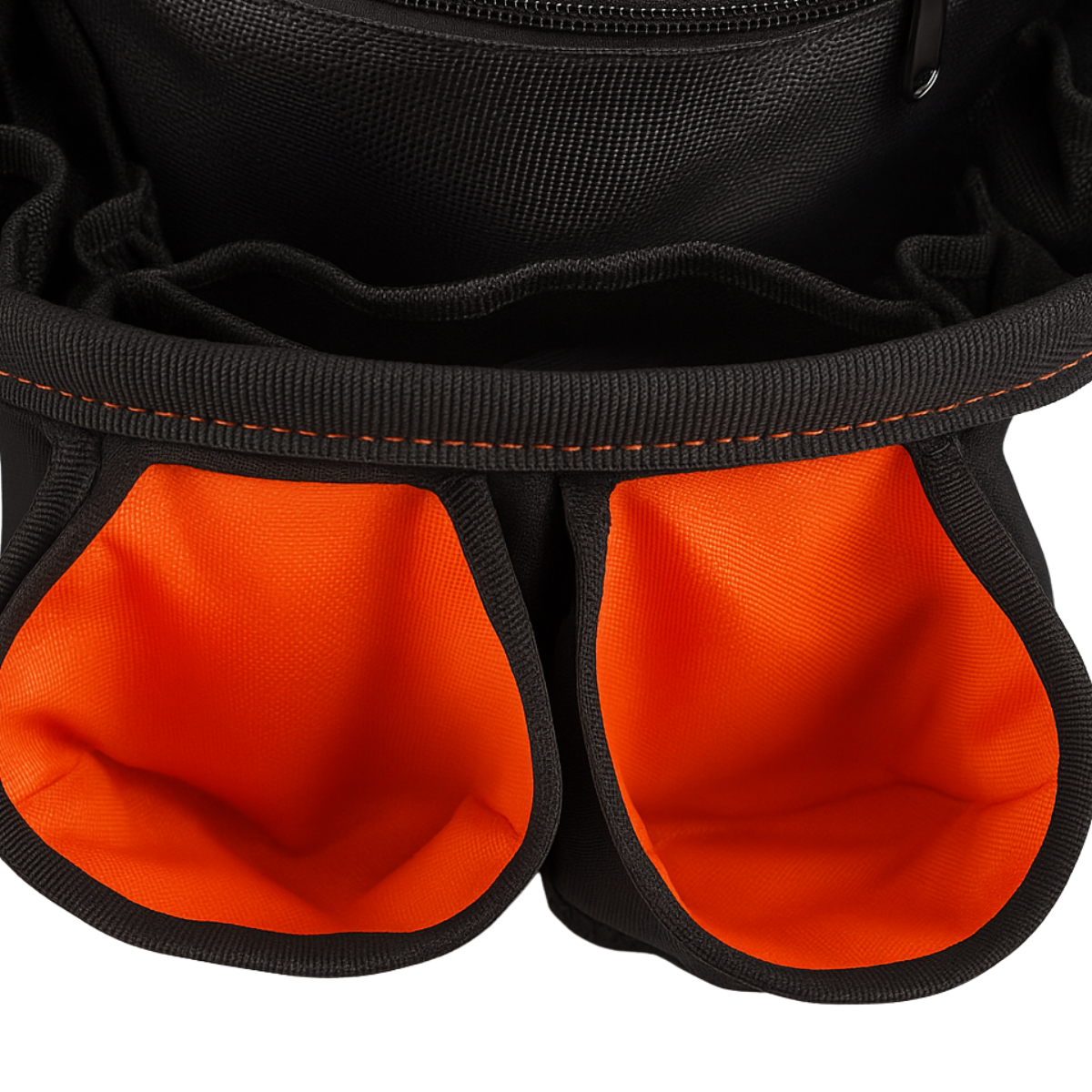 Heavy Duty Framer’s Tool Pouch with 1680D Polyester, 3” Belt Tunnel, Metal Tape Holder & Multi Pockets for Nails, Screws, Tools – Construction Work Belt Pouch Organizer