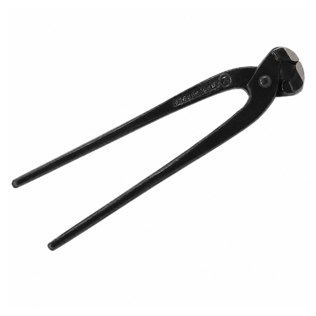 10 Inch Pincer End Cutting Pliers, Drop-Forged Steel End Nippers with Cushioned Dipped Handles for Cutting Wire and Bolts