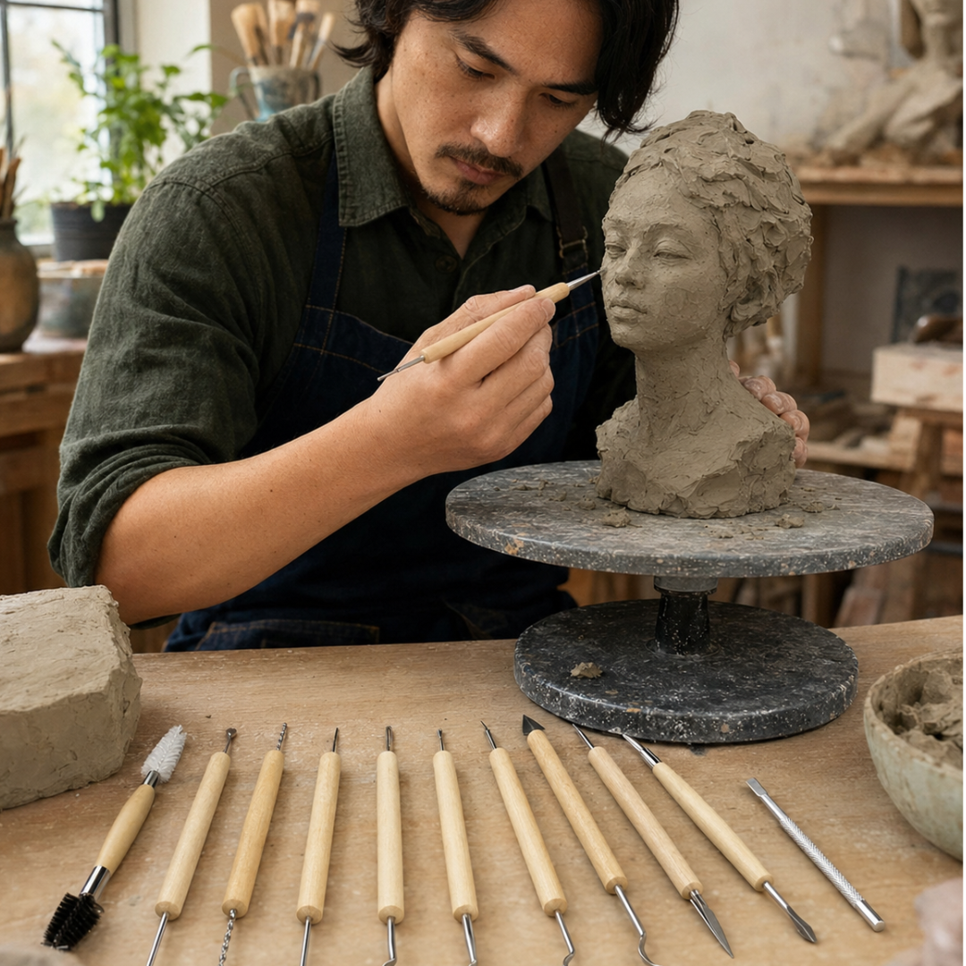 11 Piece Assorted Double Ended Sculpture Tool Set