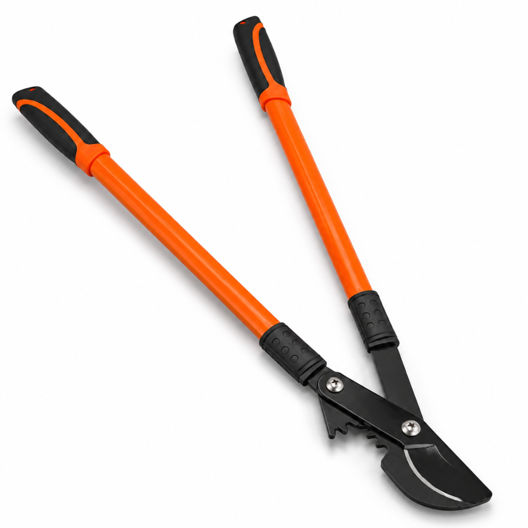 29 Inch Heavy Duty Lopping Shears, Long Handle Branch Cutter with Compound Leverage Action, Steel Garden Lopper with Non-Slip Comfort Grips for Tree Trimming, Pruning Branches, Shrubs and Yard Work
