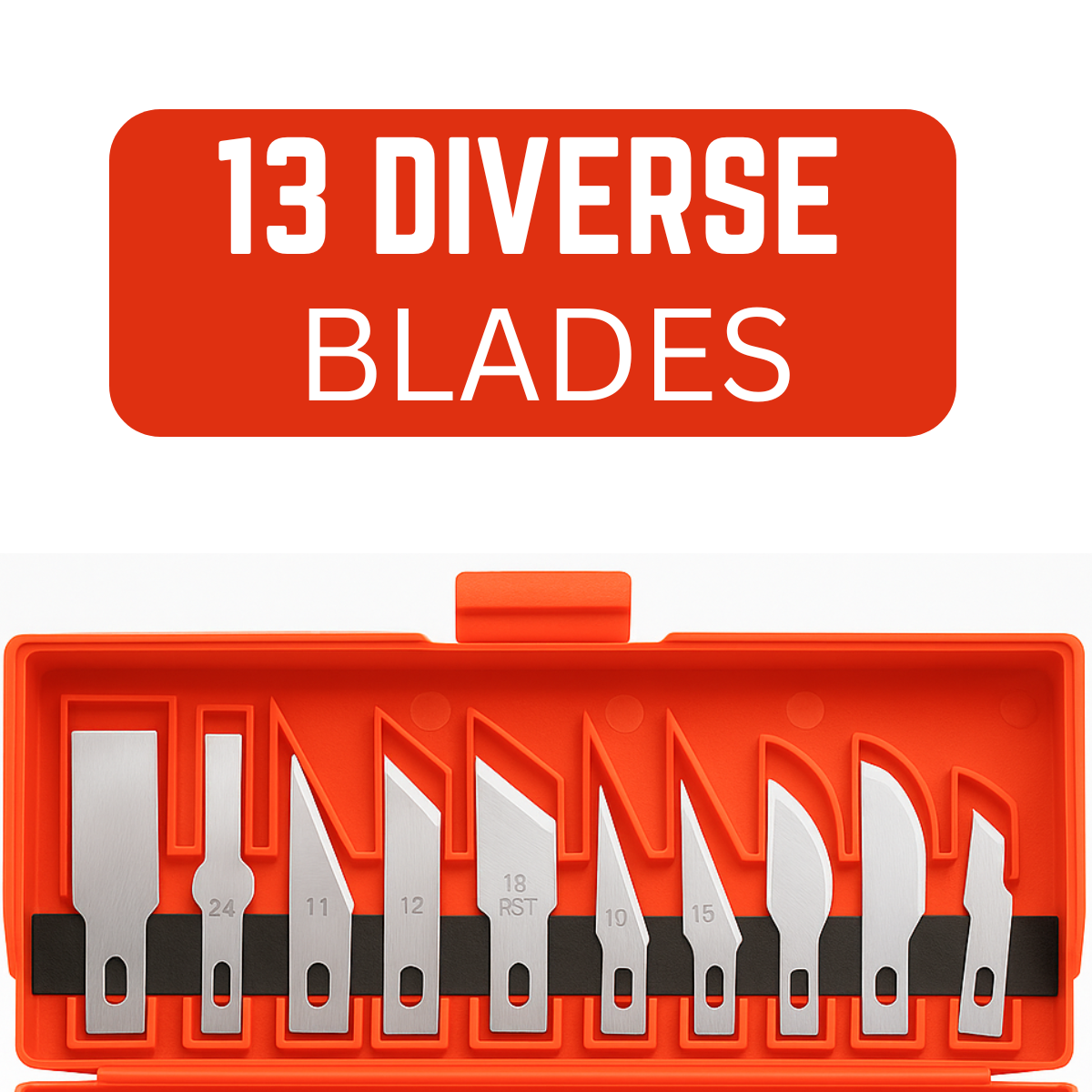 17 Piece Hobby Knife Set - PL-21600