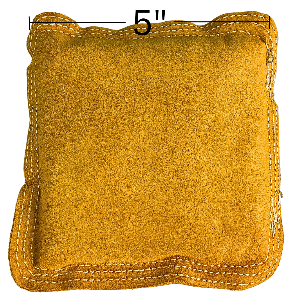 5x5 Inch Sand-Filled Leather Bench Block  - TJ-18415