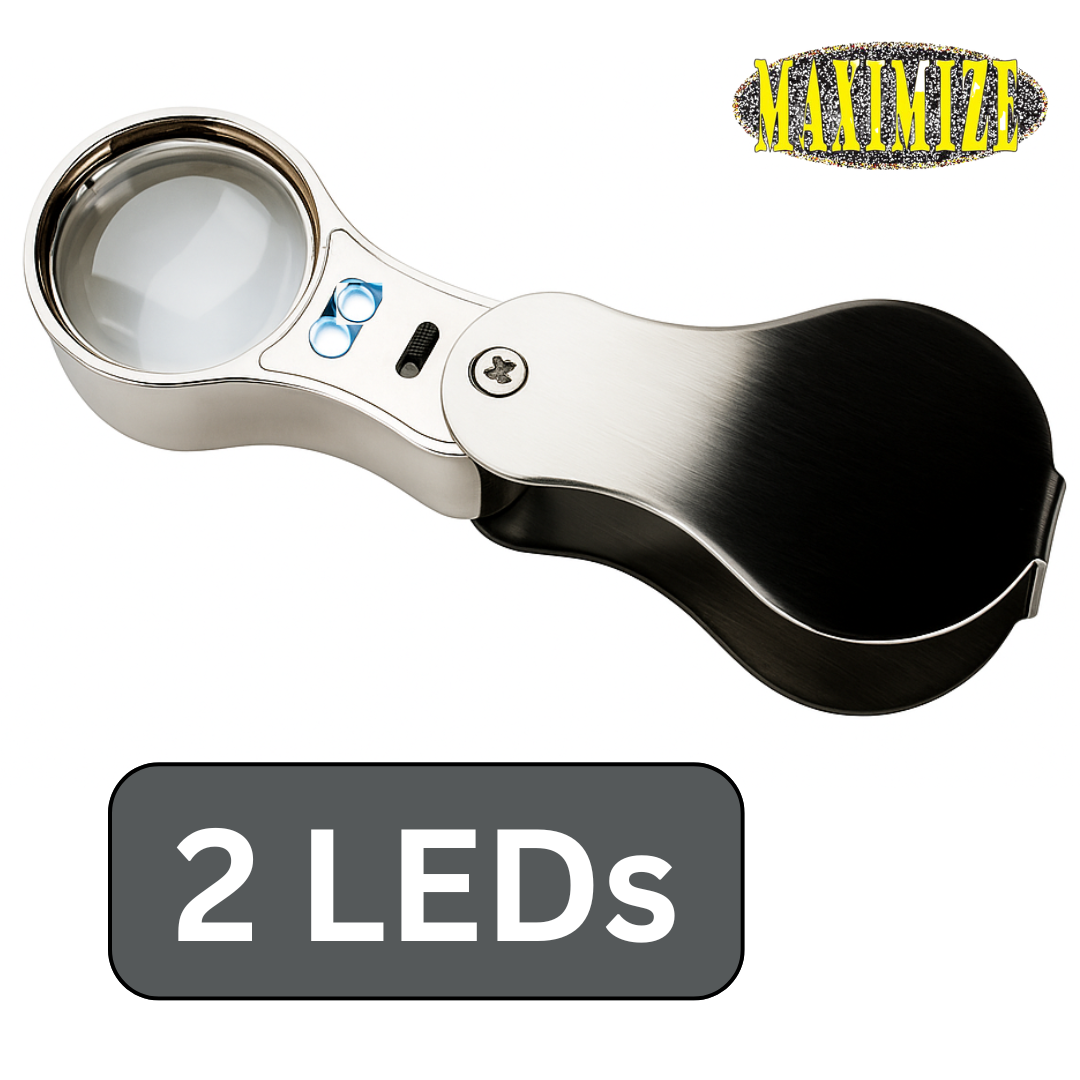Jeweler's Loupe with LED Light - 10X Power  - MG-14750