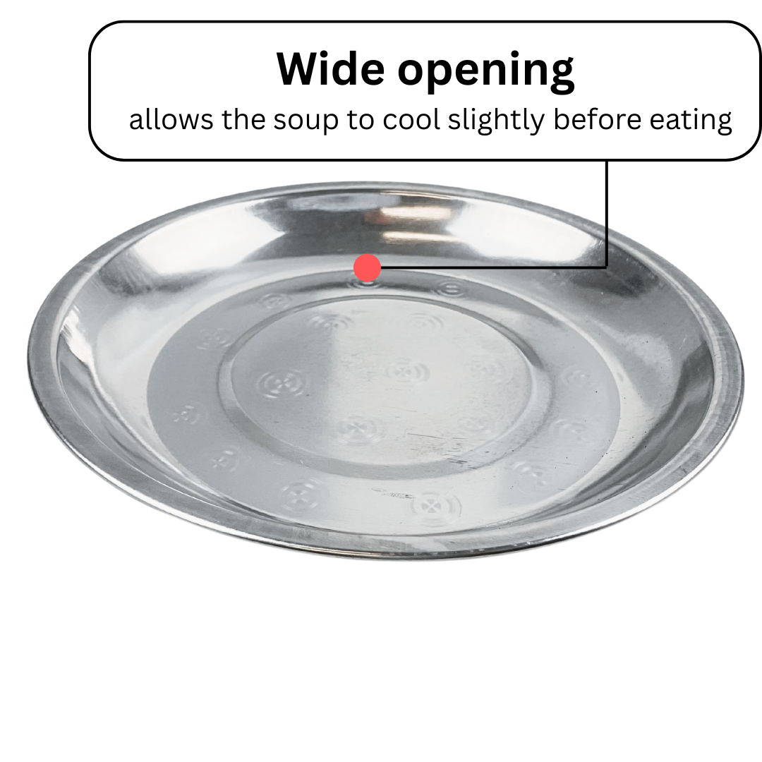 Stainless Steel Soup Plate - U-19099