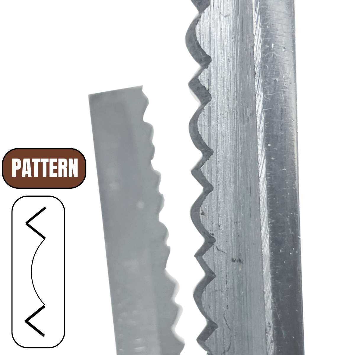 8-Inch Pinking Shears with Scalloped Edge – Heavy-Duty Fabric Cutting Scissors with Plastic Grip Handles for Sewing, Crafts, Paper & Leather