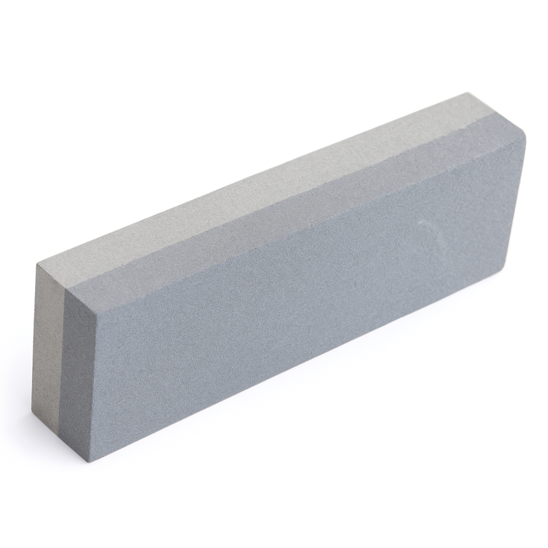 Folding Pocket Knife with 3" Stainless Steel Blade – Half Smooth & Half Serrated | 7.25" Open Length | Bear Inlay Handle + 6" Dual-Grit Sharpening Stone (120/240 Grit) – Aluminum Oxide, Durable & Reliable