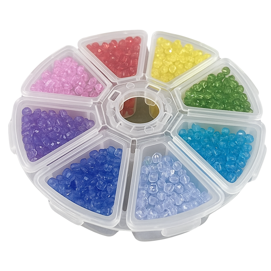 Round Clear Storage Box (Pack of: 2) - TJ05-08701-Z02