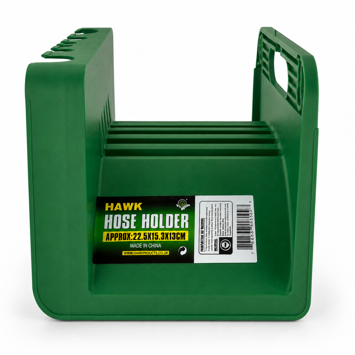 9.25" Plastic Wrap-Around Garden Hose Holder – Wall Mount or Carry Handle