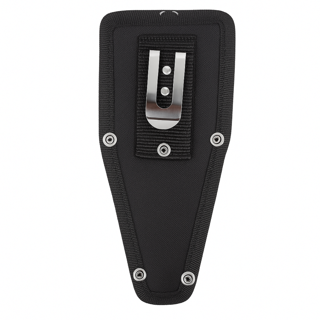 Nylon Plier Holster with Belt Clip – 8.75" Heavy-Duty Tool Holder for Pliers, Snips, Cutters & Small Hand Tools – Durable Riveted Construction, Secure Strap Closure – Black
