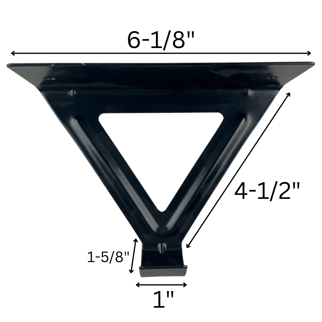 Steel Bicycle Hanging Hooks | 2 Way Design | 6" x 2.25" x 4.5" (15.2 cm x 5.7 cm x 11.4 cm) | Designed for Ceiling & Wall Mountable | Hardware Included