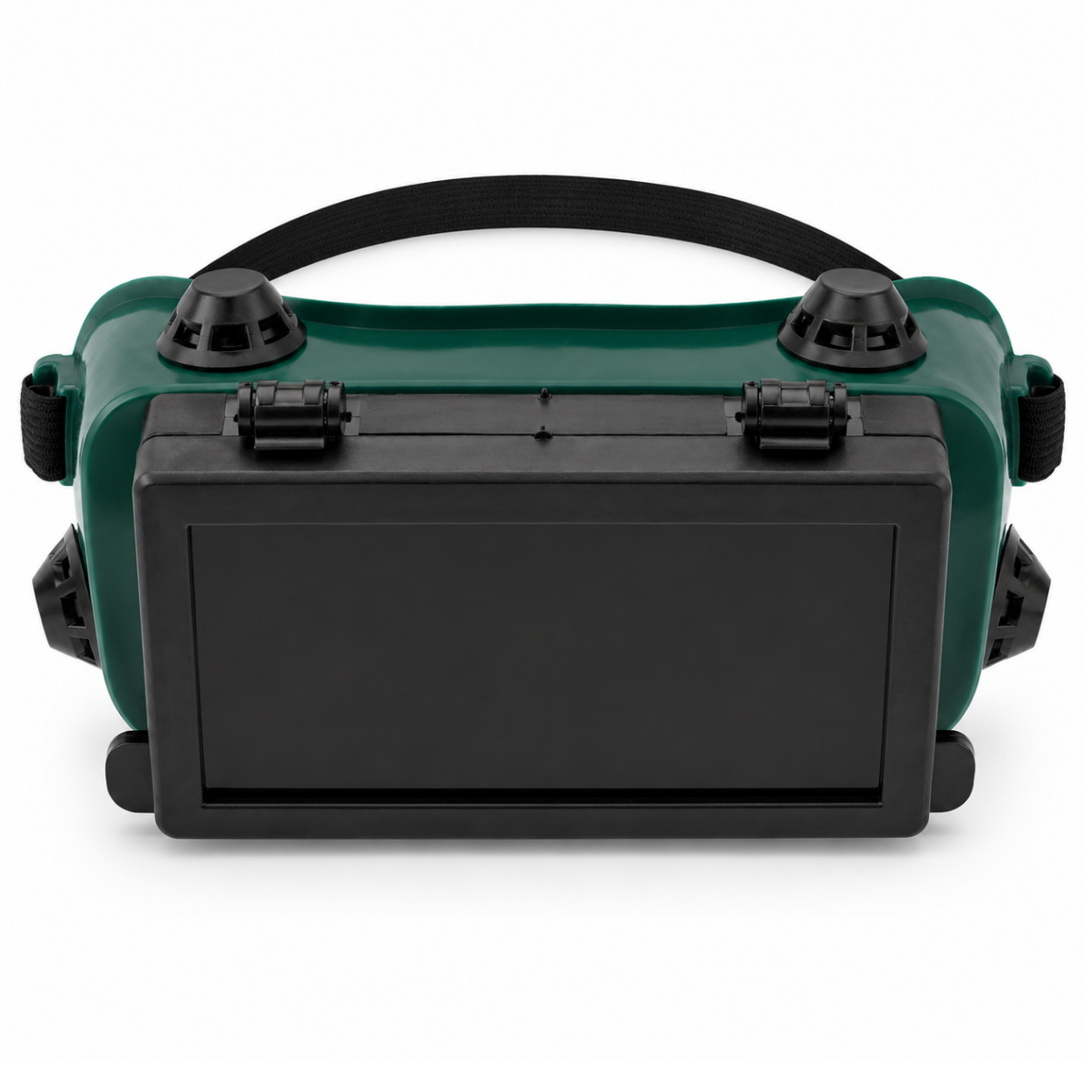 Fully Ventilated Welding Safety Goggles with Extra Dark Flip-Up Lens & Adjustable Head Strap - SF-88207