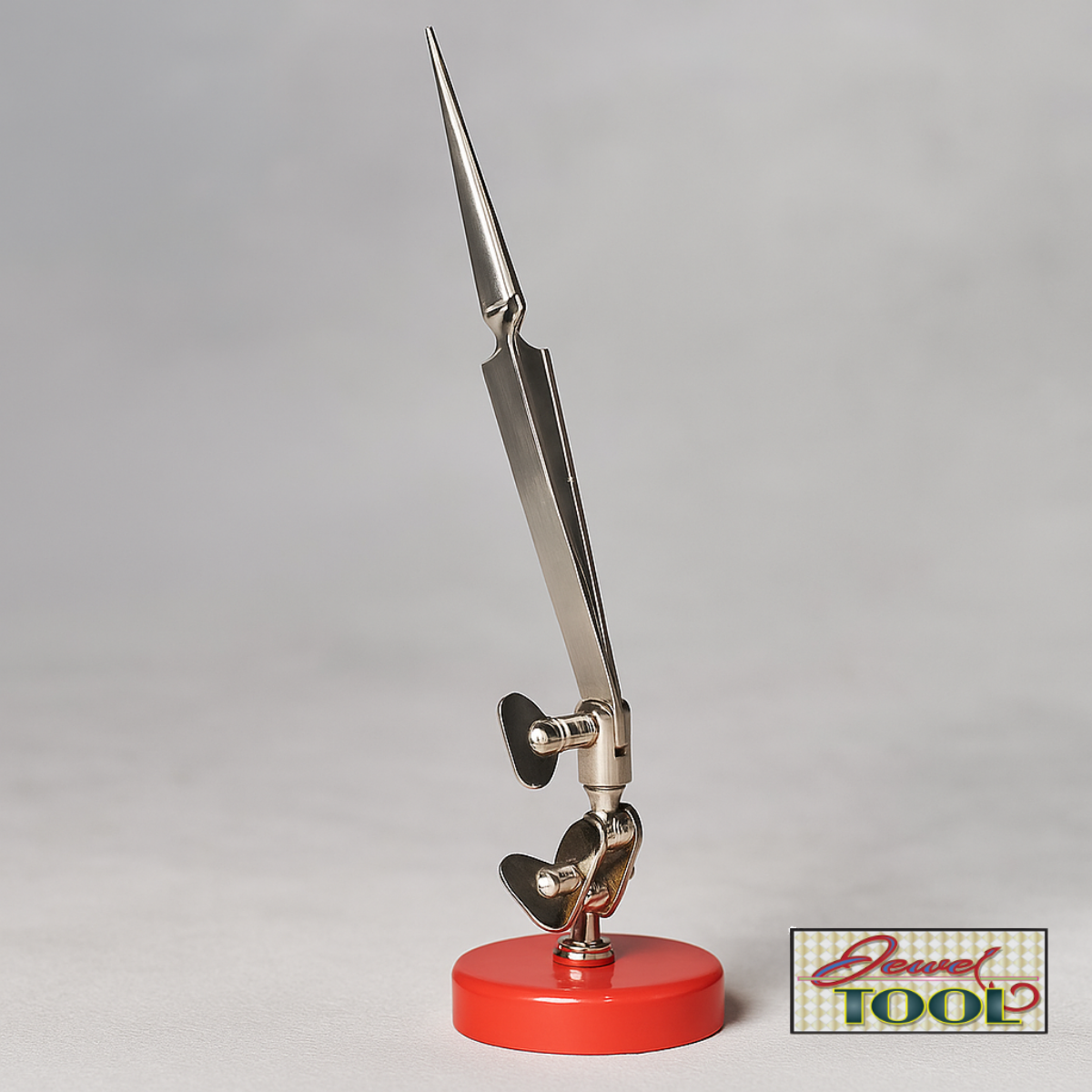 6 Inch Helping Hand Style Locking Tweezers - 2 Swivels & Magnetic Base  - TJ1100-MAG