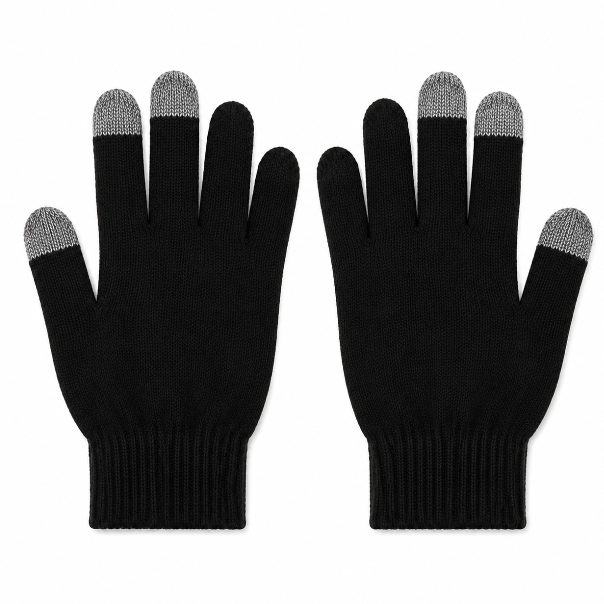 Touchscreen Gloves with Conductive Fingertips – One Size Fits Most - GL-00548