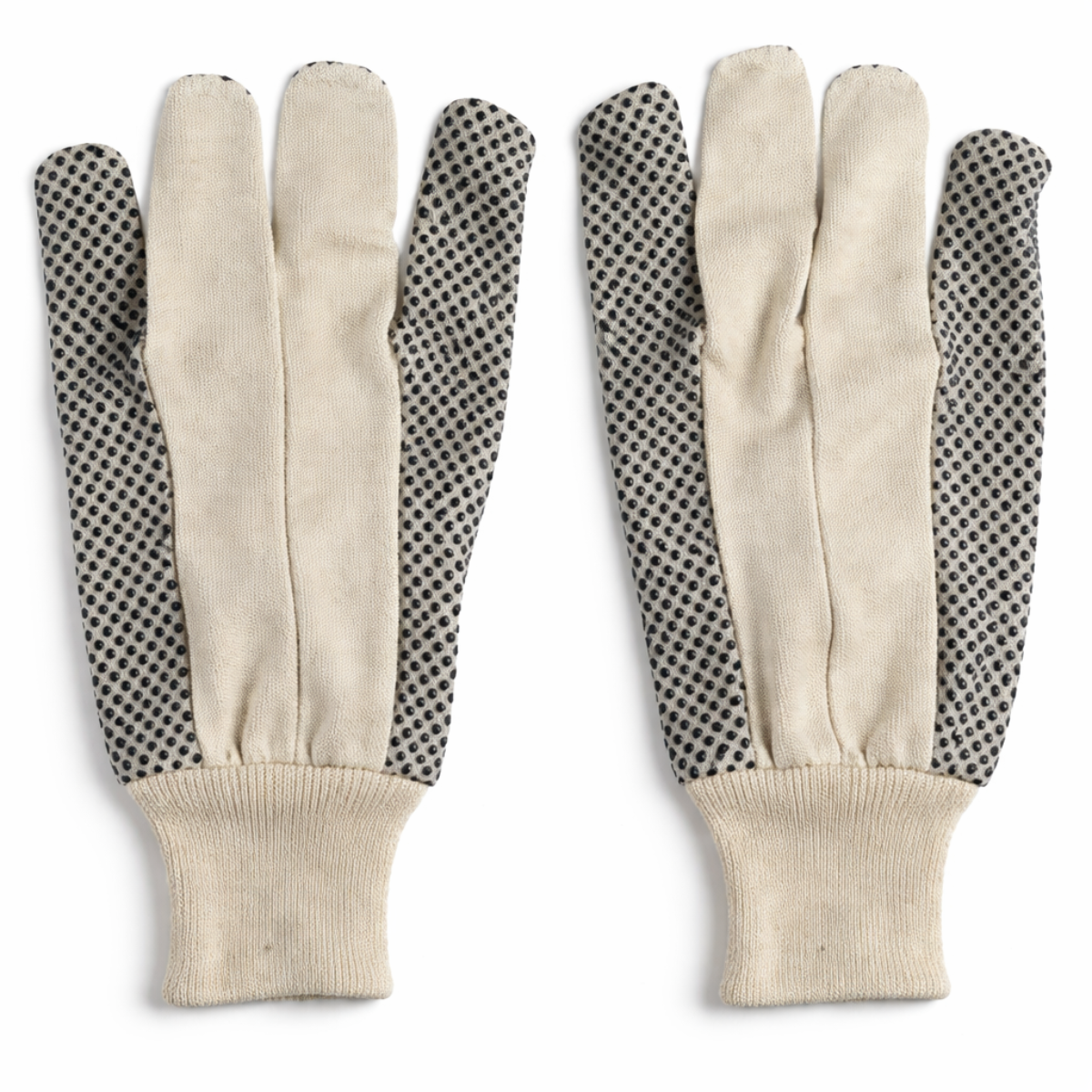 Ladies’ 9 oz Canvas Work Gloves with PVC Dots – Large (Pack of 6) | GL-07200-Z06