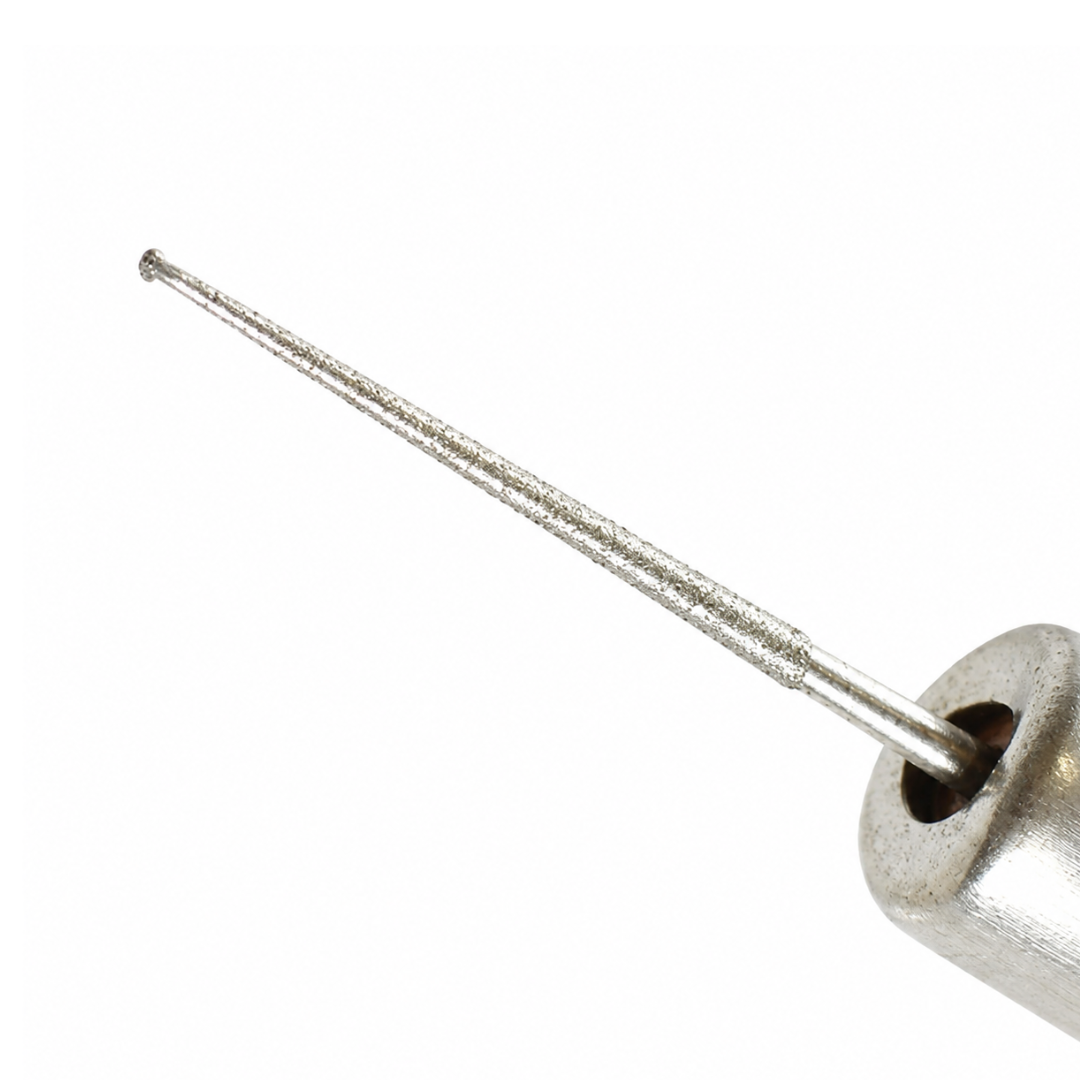 Diamond Needle File with Wooden Handle, 4.5 Inch Precision Detail File for Jewelry Making, Crafts, Woodworking, Metalworking, Hobby Repair & Fine Finishing
