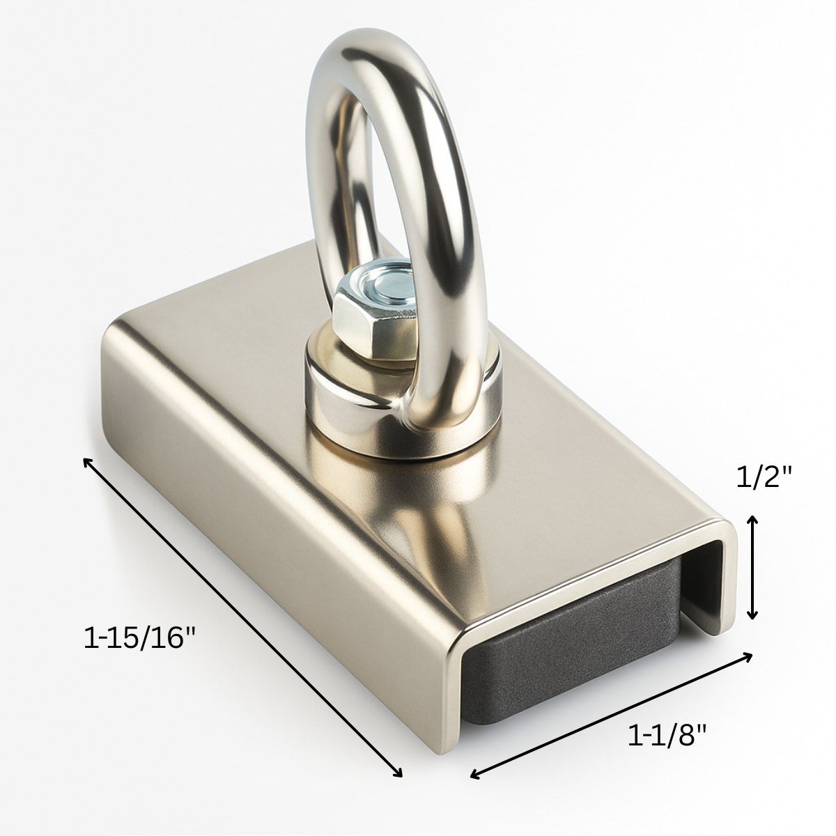 Small Pick Up Magnet with Top Ring - MC-00215