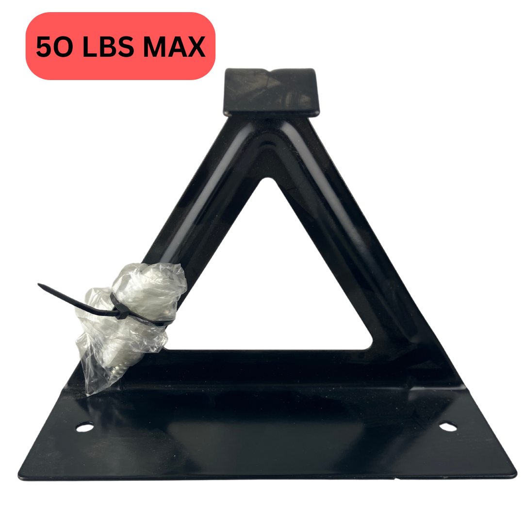 Steel Bicycle Hanging Hooks | 2 Way Design | 6" x 2.25" x 4.5" (15.2 cm x 5.7 cm x 11.4 cm) | Designed for Ceiling & Wall Mountable | Hardware Included