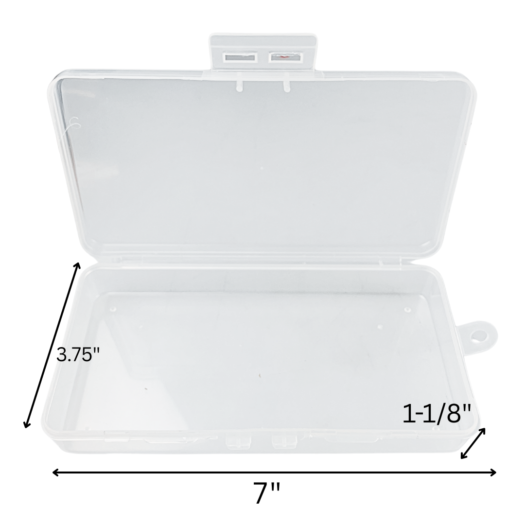 2 Pack Single Compartment Storage Box, 7" Long  - TJ05-98703-Z02