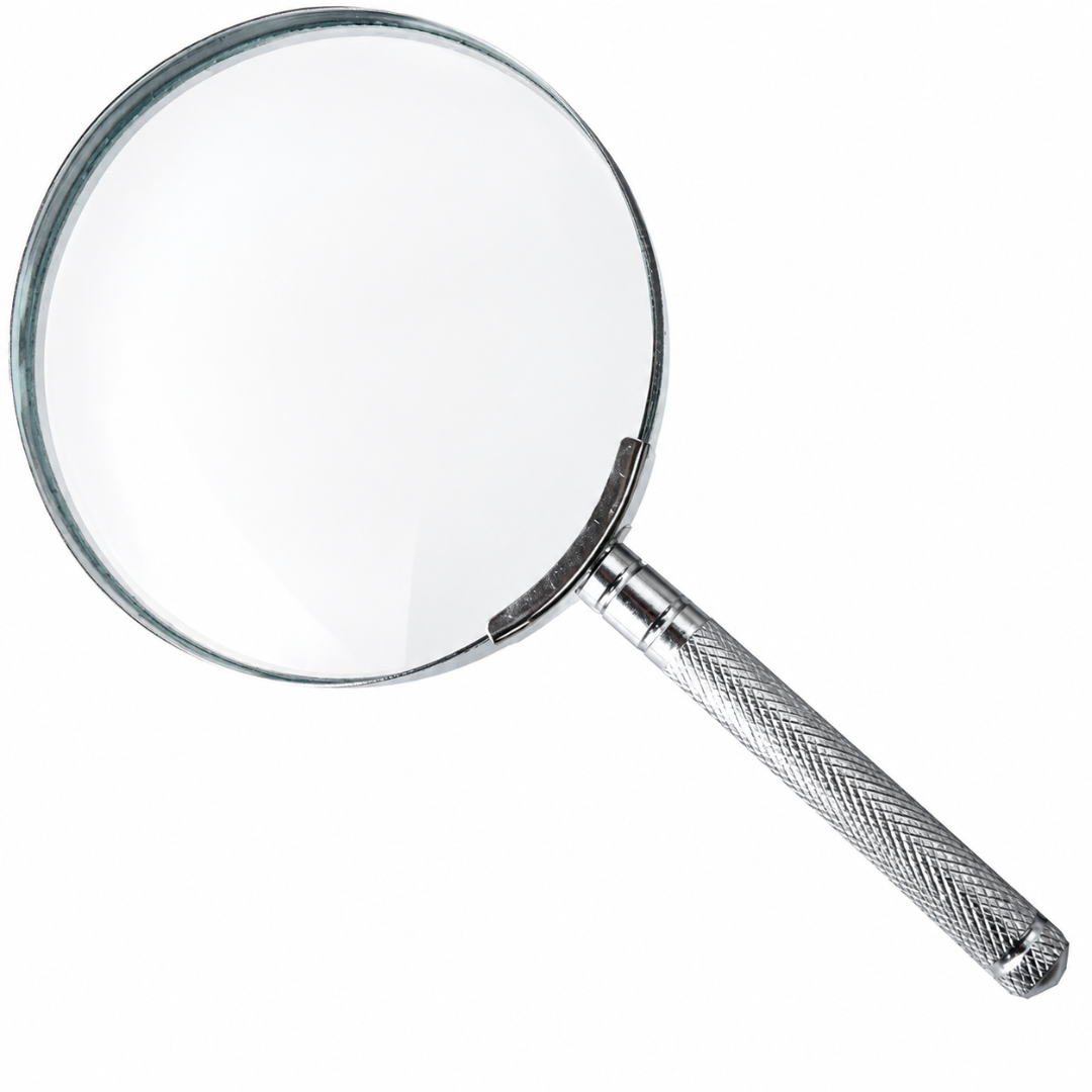 2X Power Handheld Magnifying Glass with 3-Inch Glass Lens, Steel Rim & Handle, Lightweight Reading Magnifier for Books, Maps, Receipts, Travel and Everyday Use