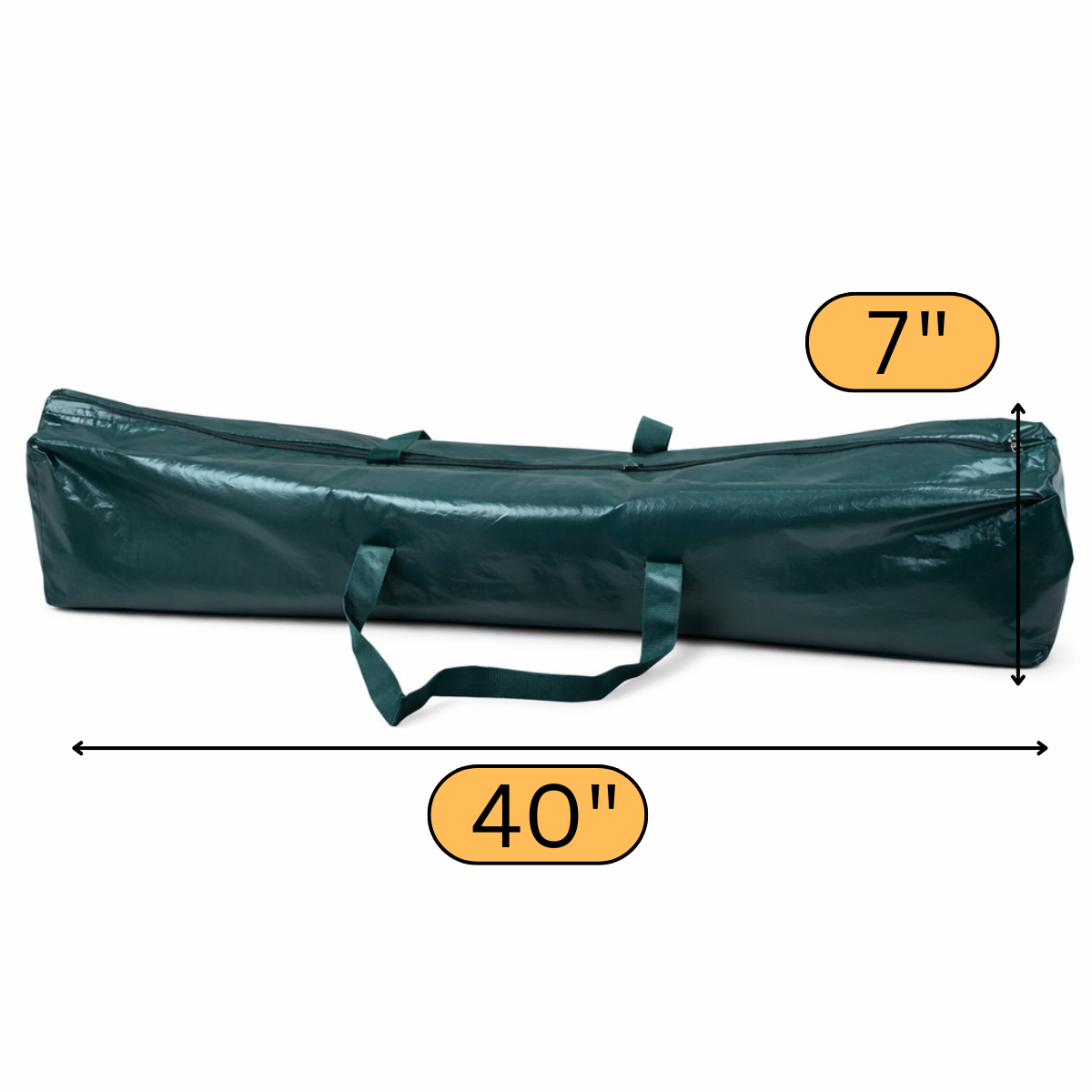 Extra-Long Storage Bag – 42" x 13" x 9" Heavy-Duty Storage Bag with Zipper & Reinforced Handles for Christmas Trees, Holiday Décor, Golf Clubs & Gift Wrap