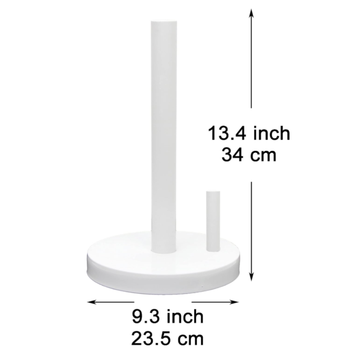 Plastic Paper Towel Holder, Upright Towel Holder Stand for Kitchen, Bathroom, and Dining Room