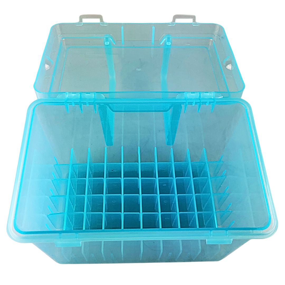 Glass Vials - Test Tubes Plastic Tote Box  - TJ-16442