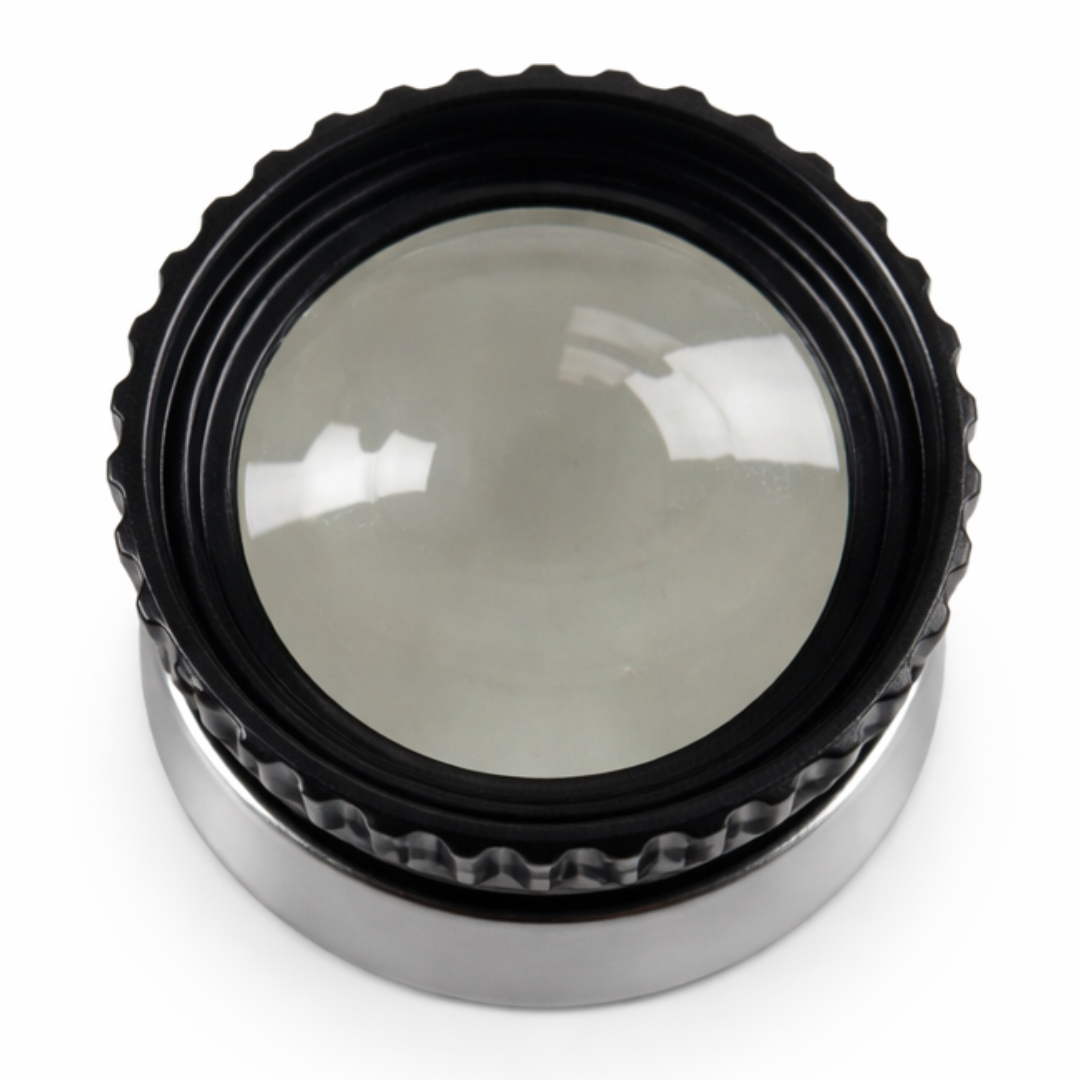 Printer’s Loupe 15X Magnification with Clear Base – 1" Lens – MG-80965