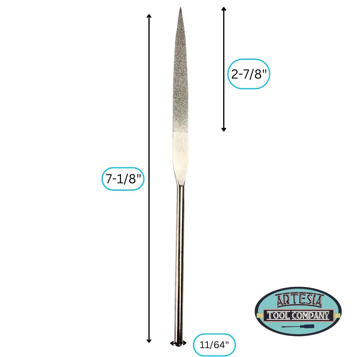 5 PC Diamond Files - F-90585