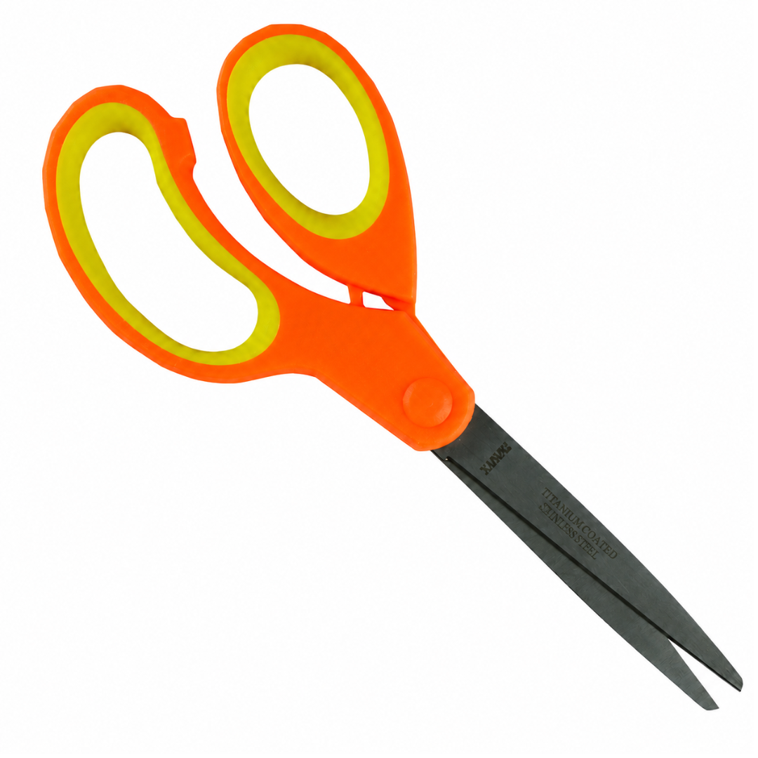 7 Inch Tailor Scissors with Titanium Coated Drop Forged Stainless Steel Blades, Comfort Grip Handles, Fabric Cutting Scissors for Sewing, Crafts, Office & Home Use, Pack of 2 – SC-17135-Z02