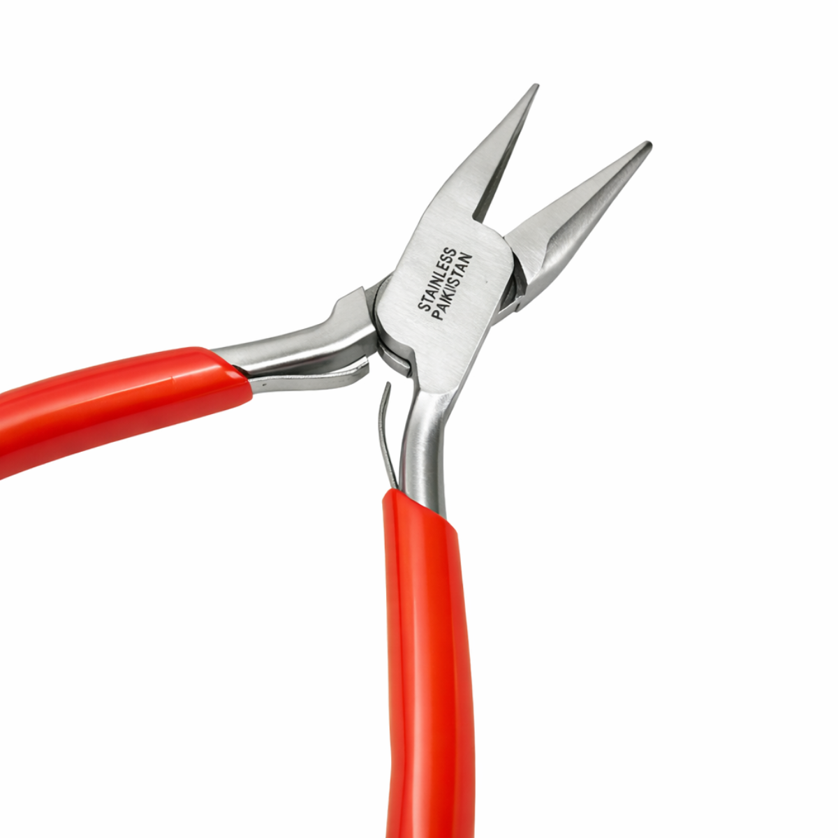 5" (12.7 cm) Stainless Steel Chain Nose Pliers | Box Joint | Perfect for Bending Wire & Creating Chain Links | Double Spring Loaded | Ergonomic Wishbone Handles