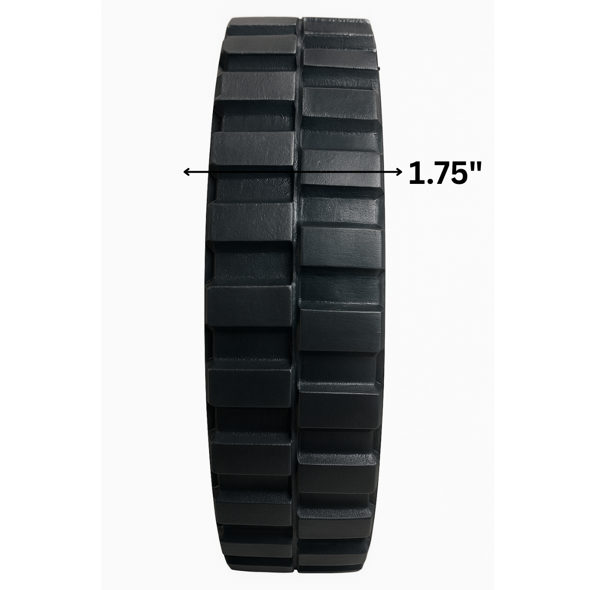 7" Plastic Hub Solid Rubber Tire – 7" Diameter x 1.5" Width, 1/2" Bore – Flat-Free Wheel for Lawn Carts, Wagons, Yard Equipment, and Light Utility Carts – Durable Treaded Tire (Copy)