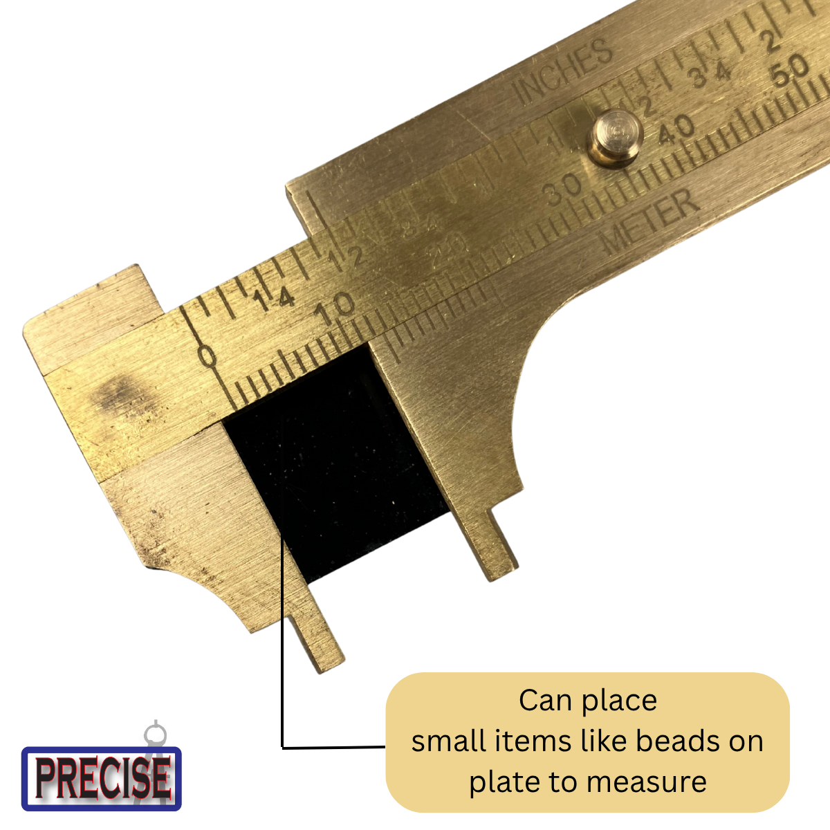 3"- 80mm Brass Pocket Caliper  - TM-50013