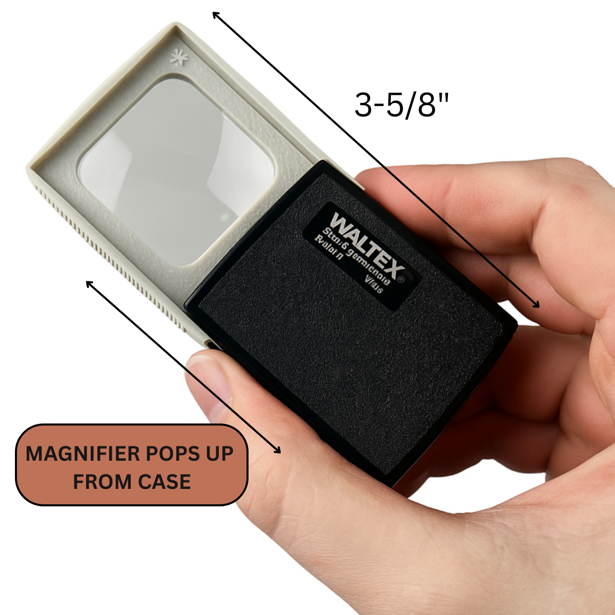 3x "Pop-Up" Magnifier, Square Shape  - MP-14558