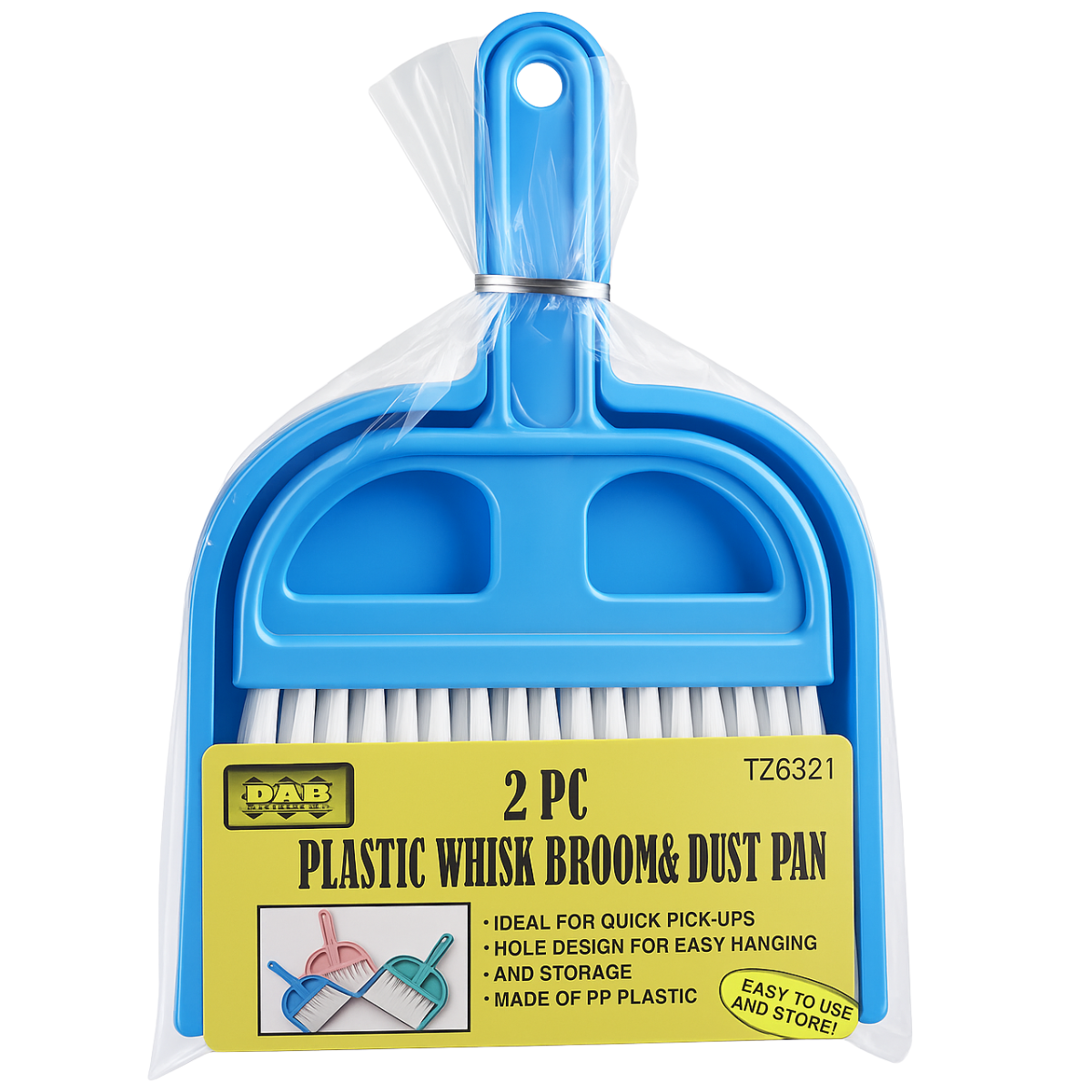 Mini Whisk Broom And Dustpan  - TZ63-06321