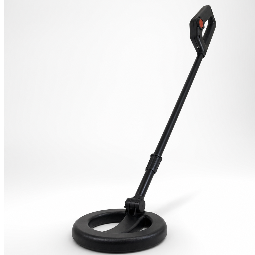 Lightweight Handheld Metal Detector with Adjustable 23–34.5 Inch Shaft and Wired Earphone – Portable Detector for Coins, Jewelry, Beach, Park and Outdoor Searching – TM-2802