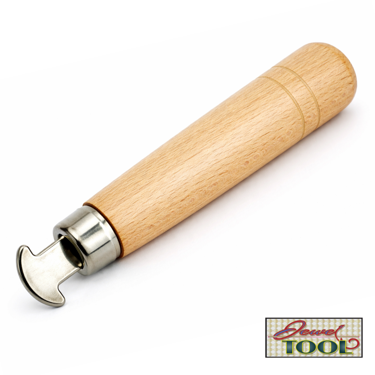 3 Pc Wooden Pusher Set - Bezel Roller, Square Prong Pusher, Groove Tip  - TJ-29382