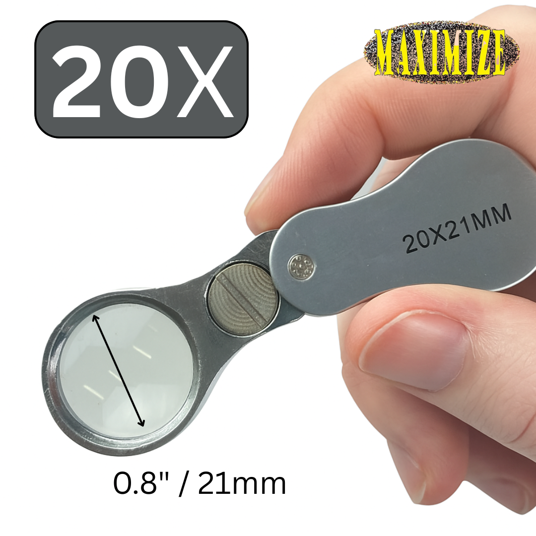 Jeweler's Loupe with LED Light - 10X Power  - MG-14750