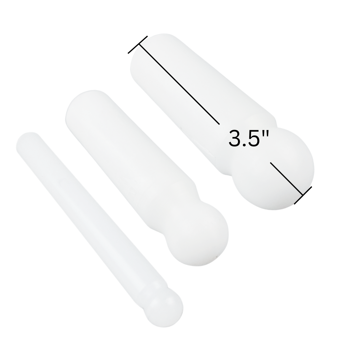 8 Pc Nylon Dapping Punch Set | Sizes 5, 8, 11, 14, 17, 19, 24, and 27mm Included | Non-Marring Nylon Composite | Great for Bending and Shaping of Soft Metal