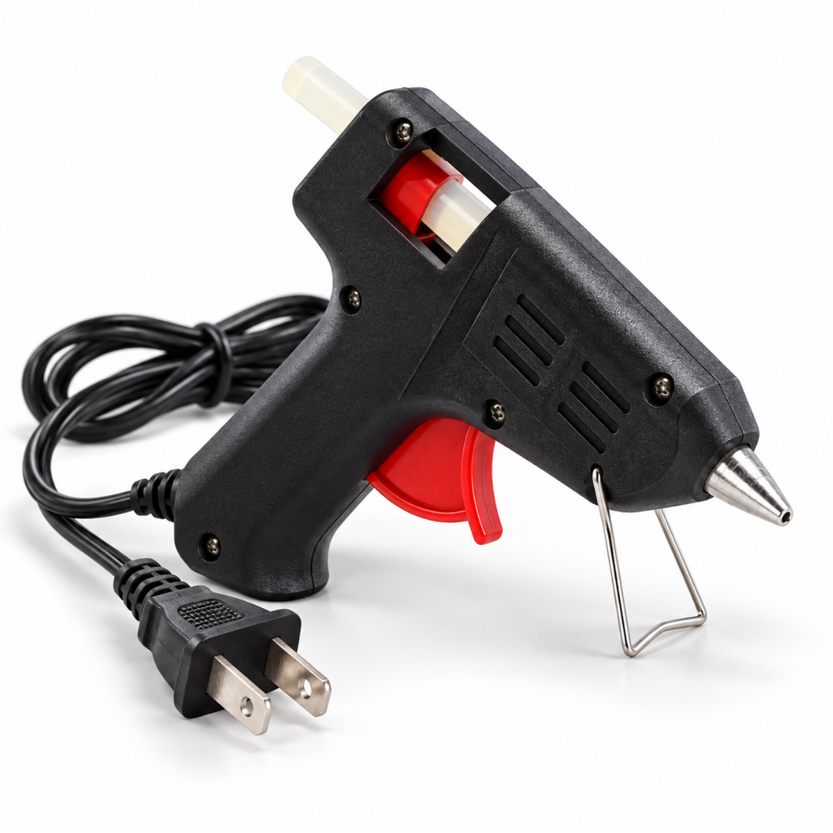 10 Watt Mini Hot Melt Glue Gun with Glue Sticks – Compact Crafting Glue Gun for DIY Projects, Decorations, Floral Arrangements & Repairs – CR-06500