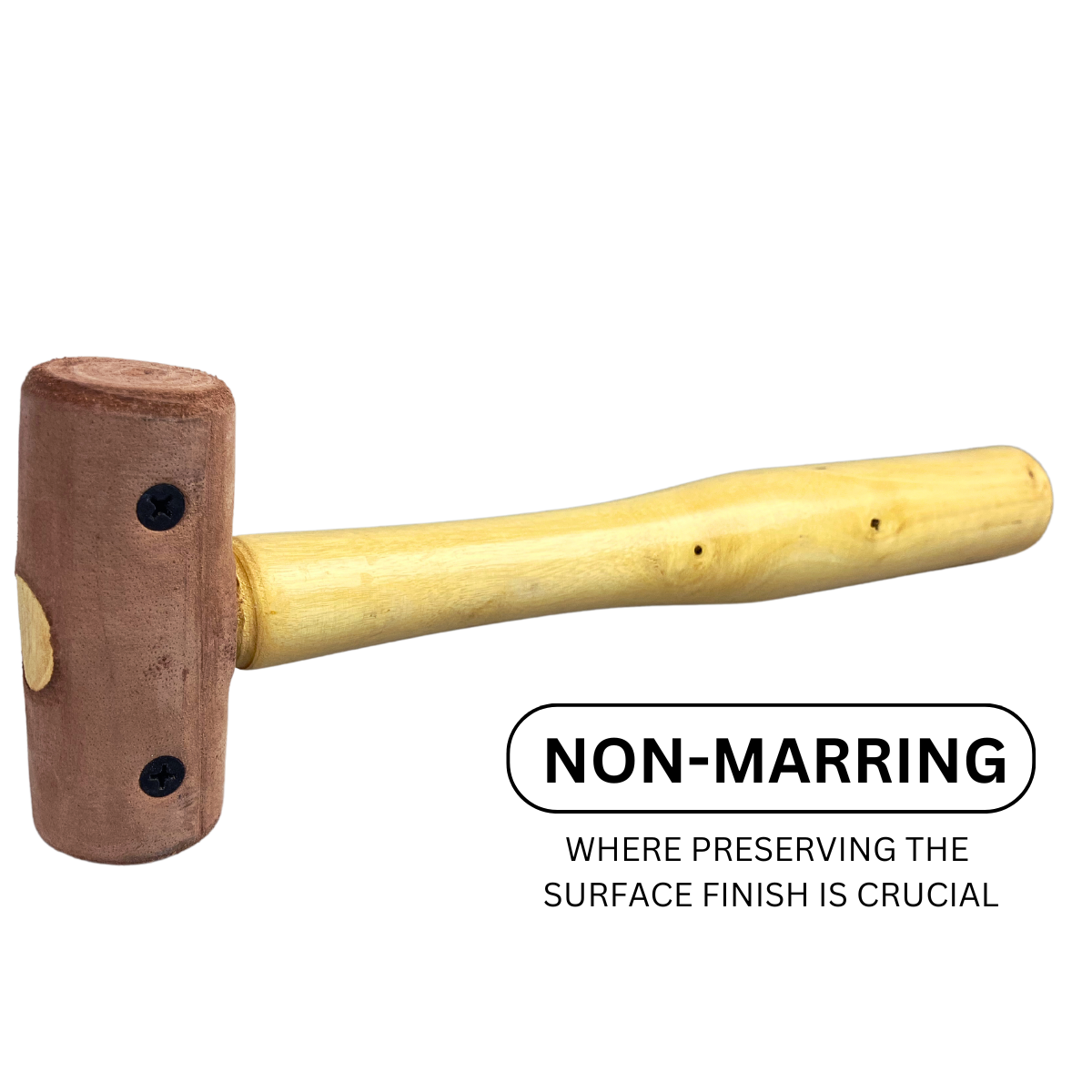 4 Step Hardwood Bracelet Mandrel with Rawhide Mallet