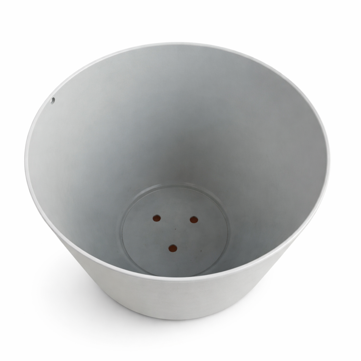 6.5 Inch Plastic Plant Pots with Drainage Holes – Grey Round Flower Pots for Indoor & Outdoor Plants, Lightweight Durable Planters – 7 Pack