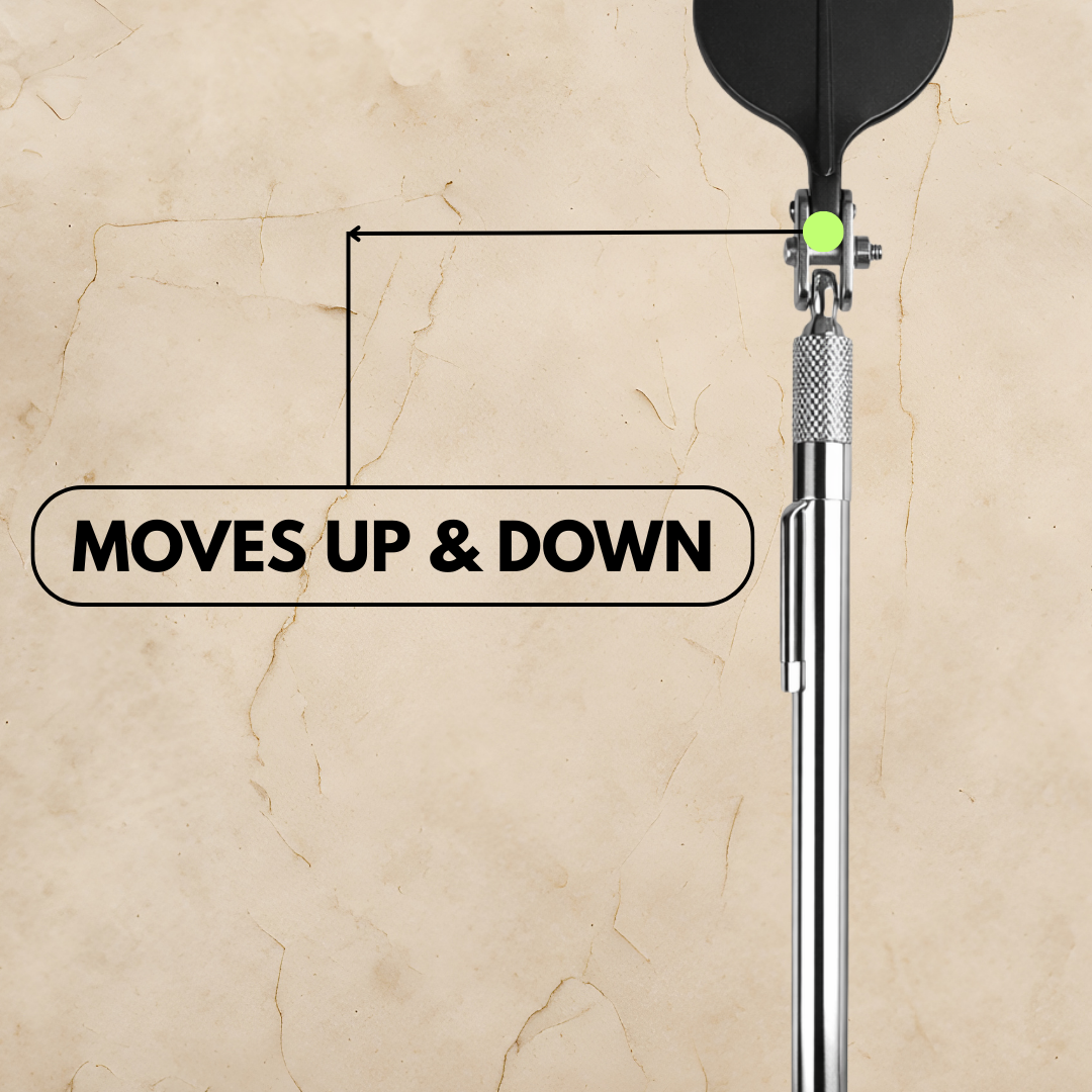 Extendable Inspection Mirror with Magnet – 1-3/8" Mirror & 25" Telescoping Pickup Tool with Pocket Clip