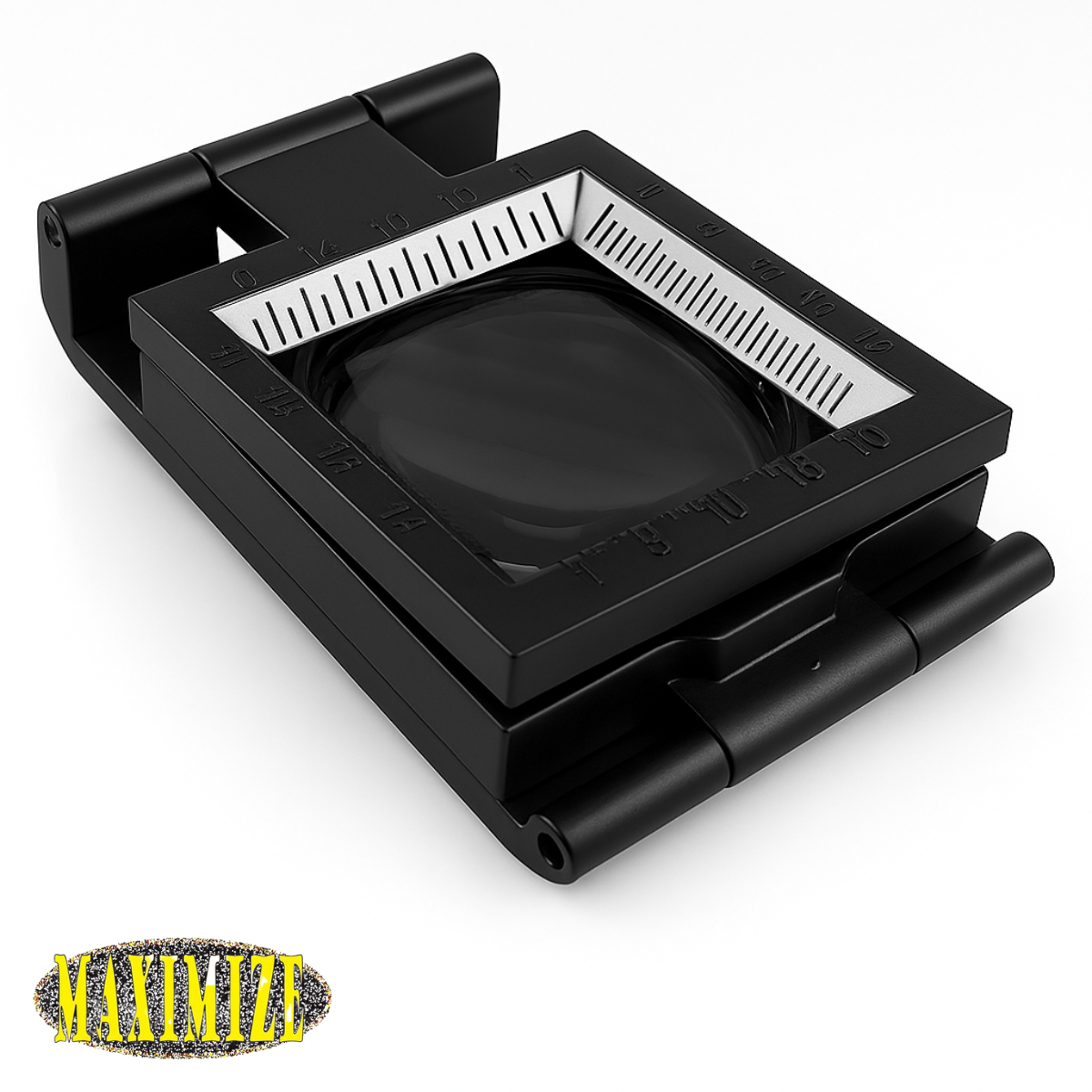 5X Folding Pocket Magnifier Loupe with Ruler  - MG-57550